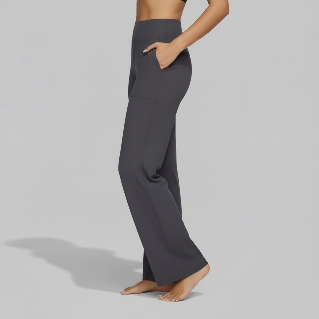 Wide-Leg Relaxed Pants for Women | Soft Fabric | Casual Everyday Wear
