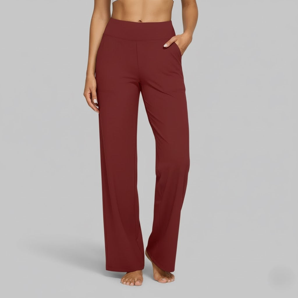 Wide-Leg Relaxed Pants for Women | Soft Fabric | Casual Everyday Wear