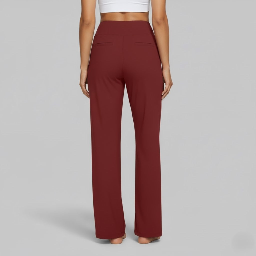 Wide-Leg Relaxed Pants for Women | Soft Fabric | Casual Everyday Wear