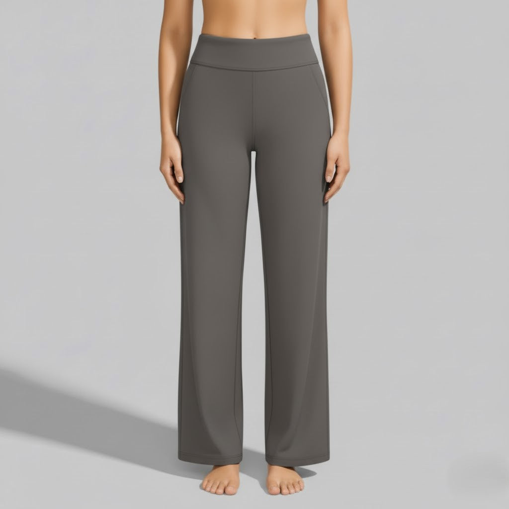 Wide-Leg Relaxed Pants for Women | Soft Fabric | Casual Everyday Wear