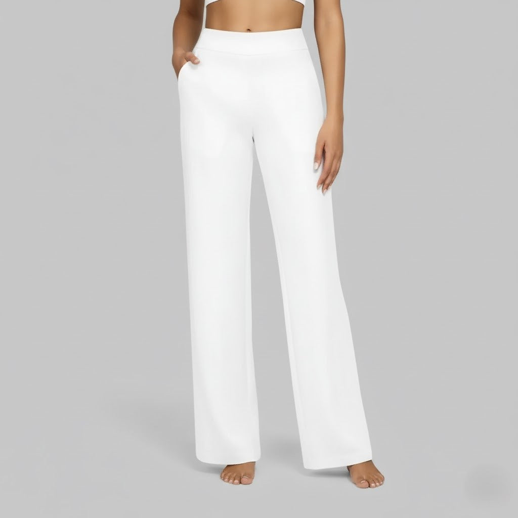 Wide-Leg Relaxed Pants for Women | Soft Fabric | Casual Everyday Wear