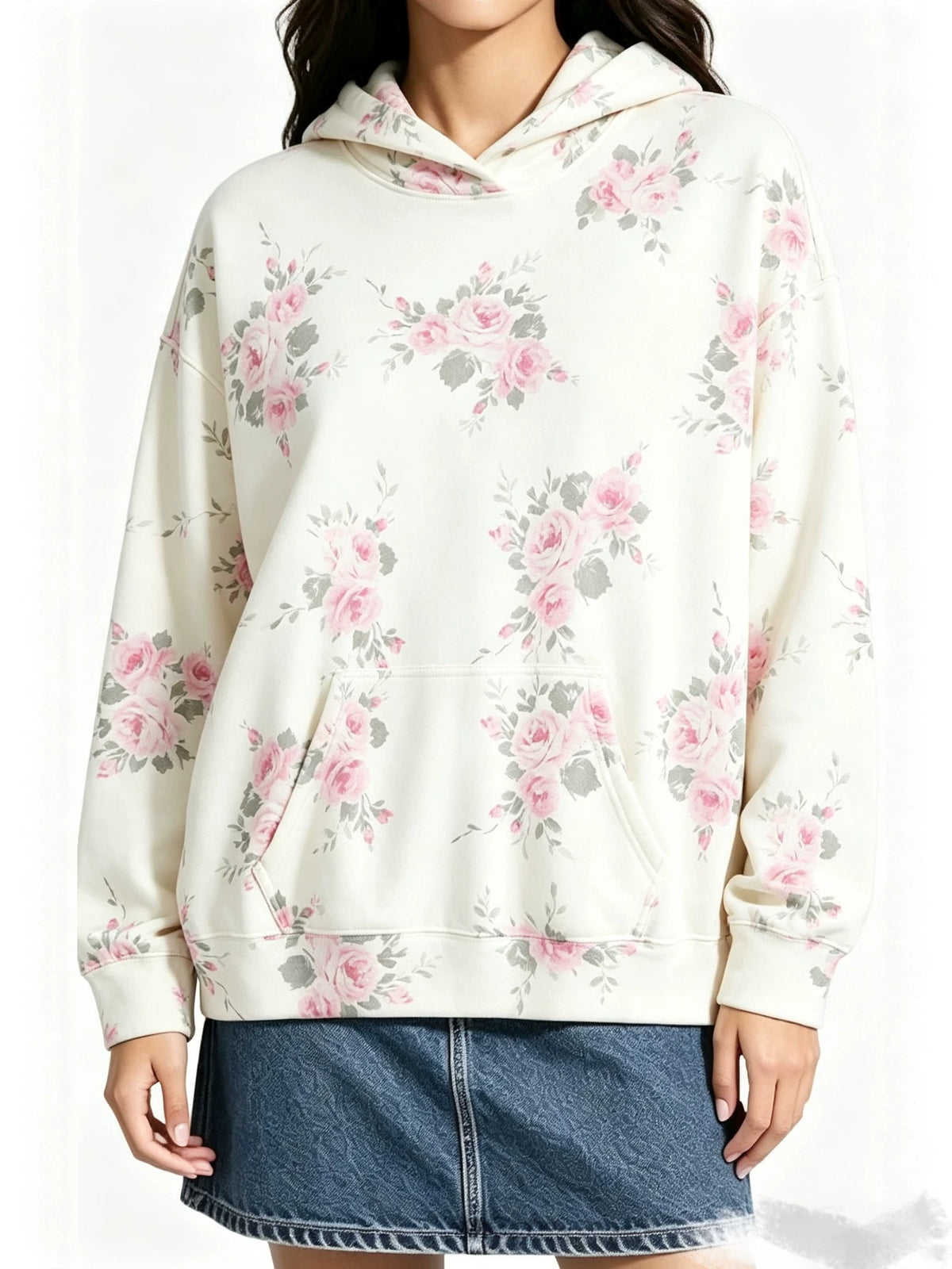 Leopard Print Hooded Sweatshirt | Women's Casual Pullover for Everyday Wear