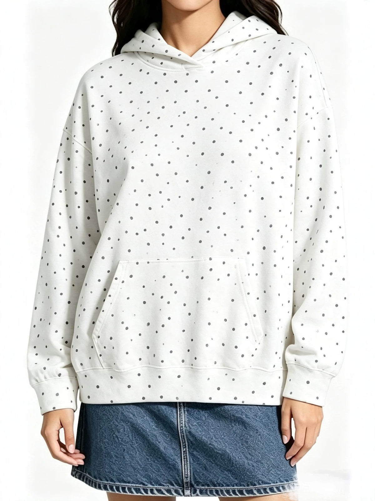Leopard Print Hooded Sweatshirt | Women's Casual Pullover for Everyday Wear