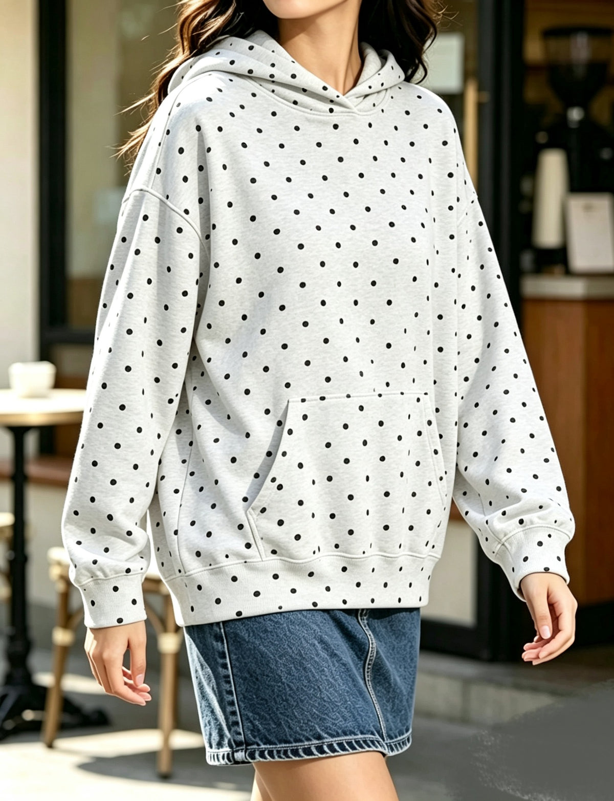 Leopard Print Hooded Sweatshirt | Women's Casual Pullover for Everyday Wear