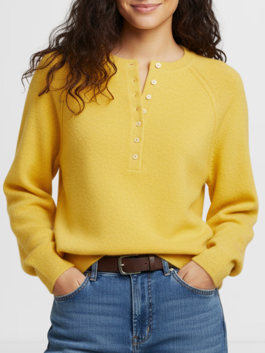 Women's Casual Round Neck Sweater Top – Autumn/Winter Fashion, Everyday Wear