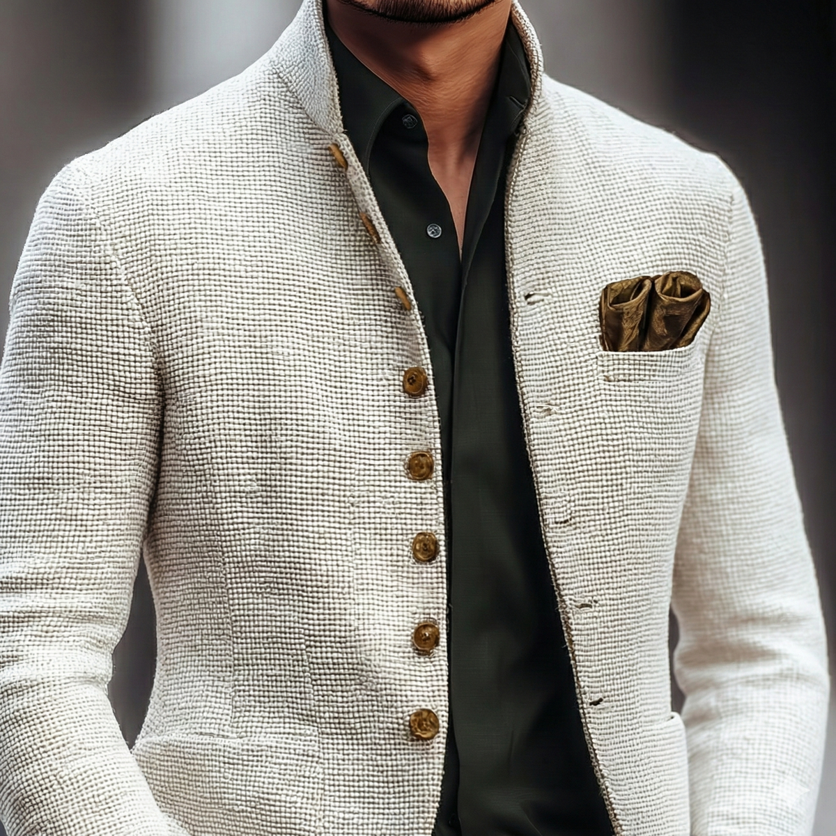 Single Breasted Cardigan for Men | Refined Knitwear | Versatile Casual Wear