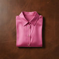 Pink Satin Shirt