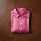 Pink Satin Shirt