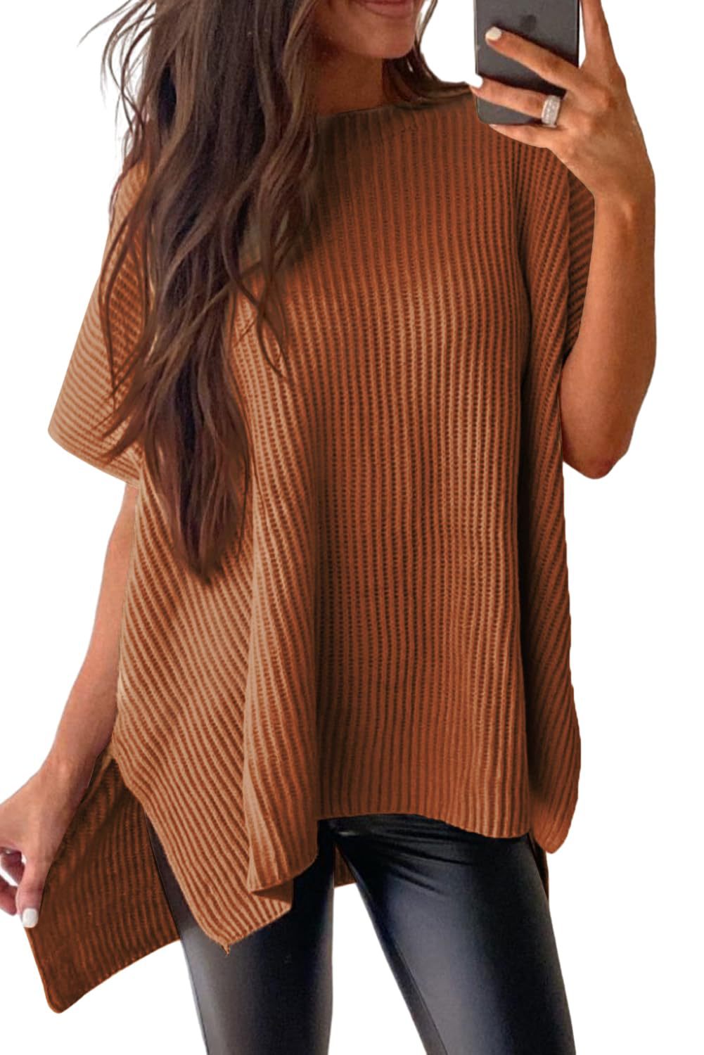 Pullover Knit T-Shirt for Women – Leisure, Casual