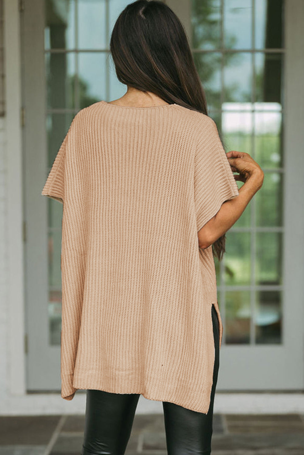 Pullover Knit T-Shirt for Women – Leisure, Casual
