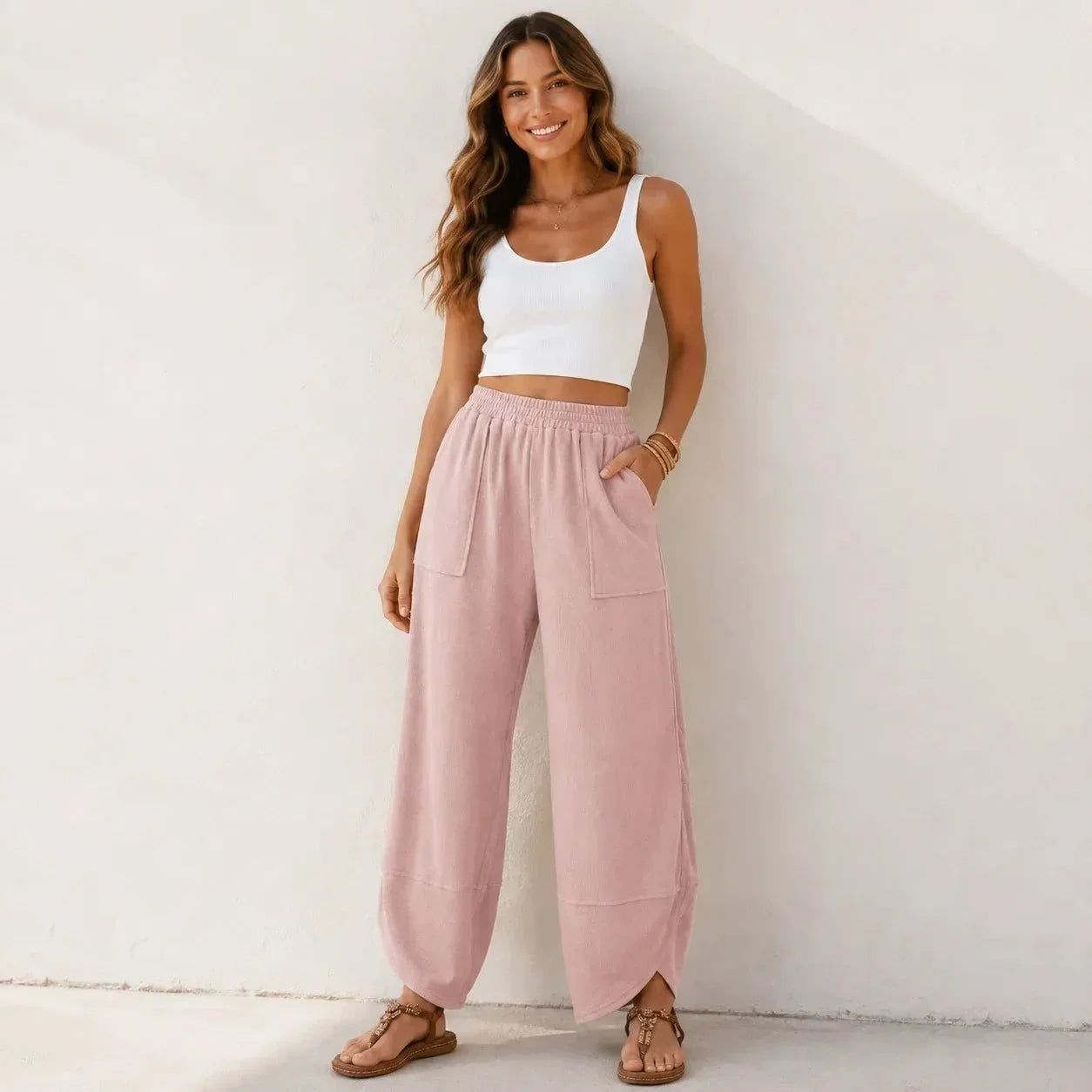 Relaxed Wide Leg Pants – Casual Comfort, Everyday Wear