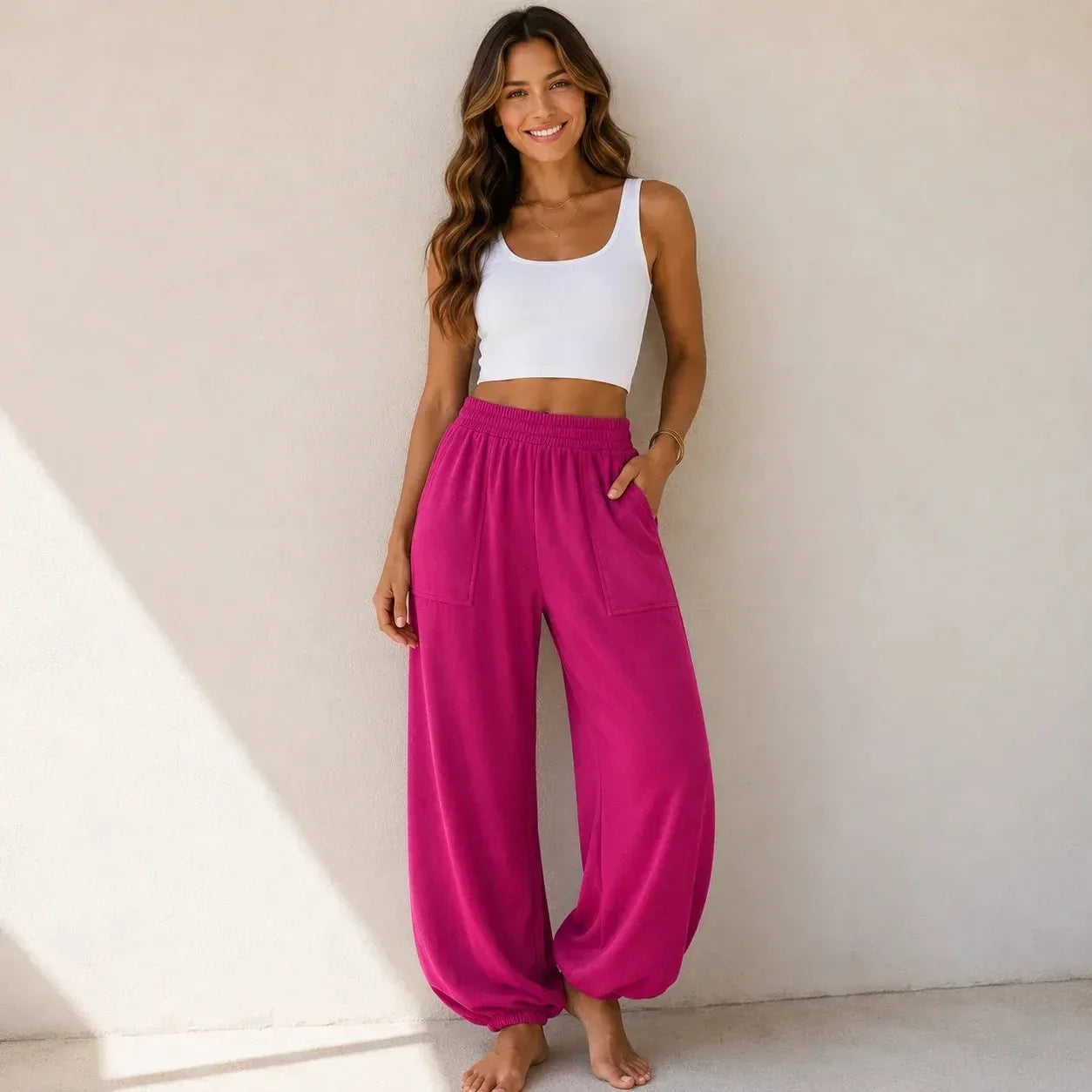 Relaxed Wide Leg Pants – Casual Comfort, Everyday Wear