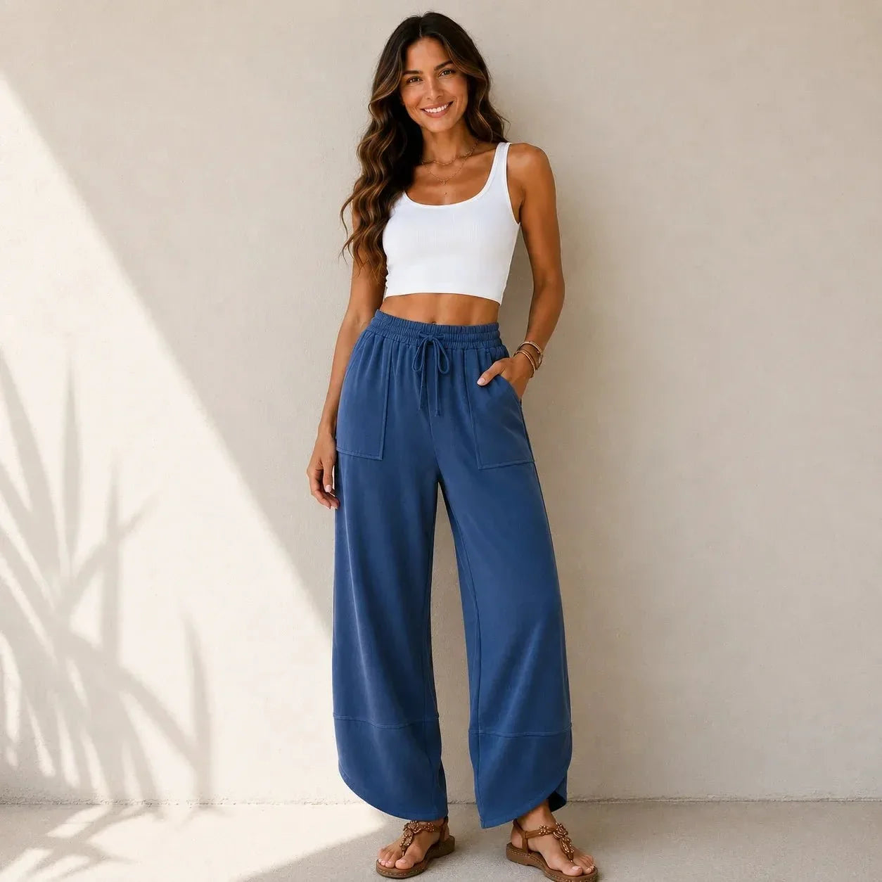 Relaxed Wide Leg Pants – Casual Comfort, Everyday Wear