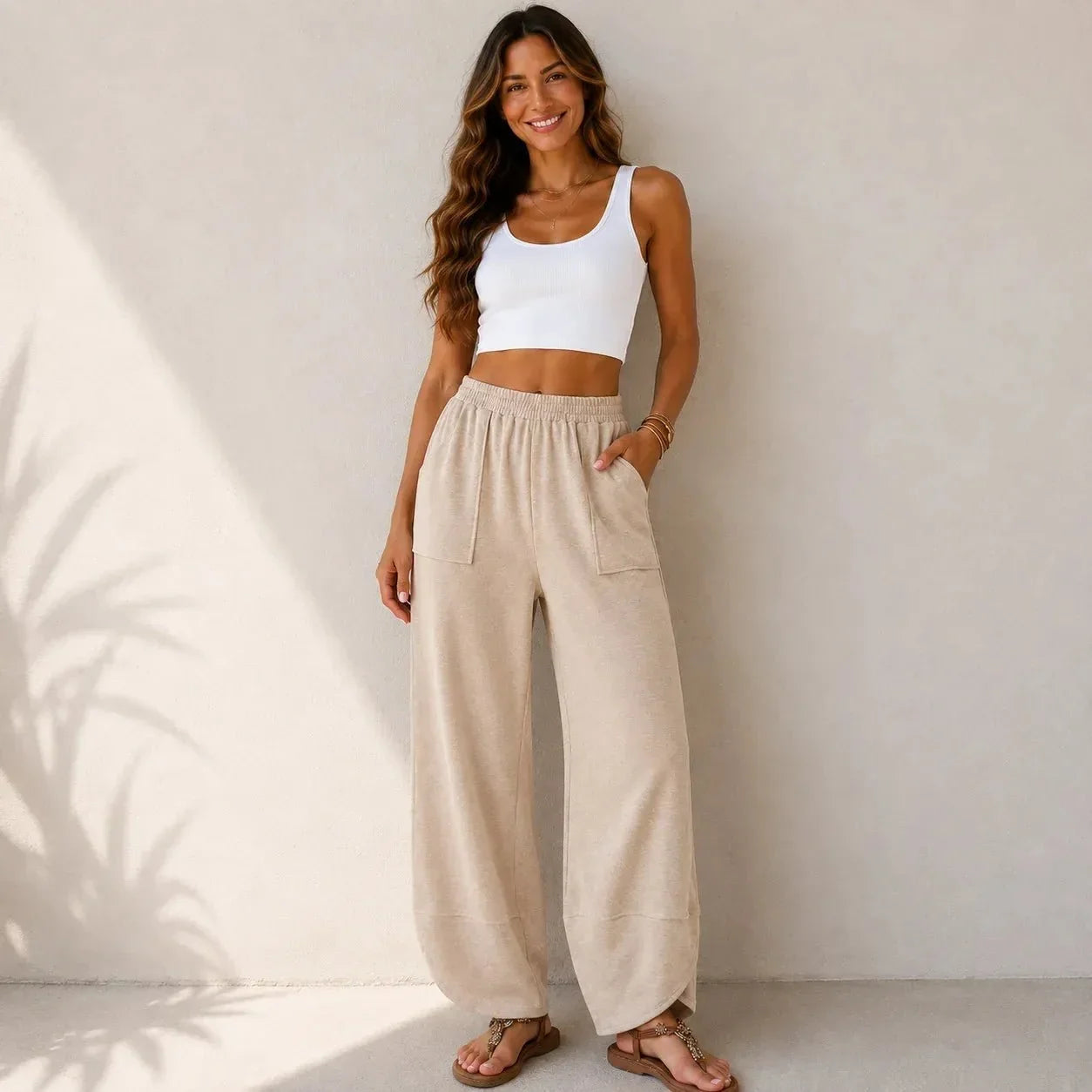 Relaxed Wide Leg Pants – Casual Comfort, Everyday Wear