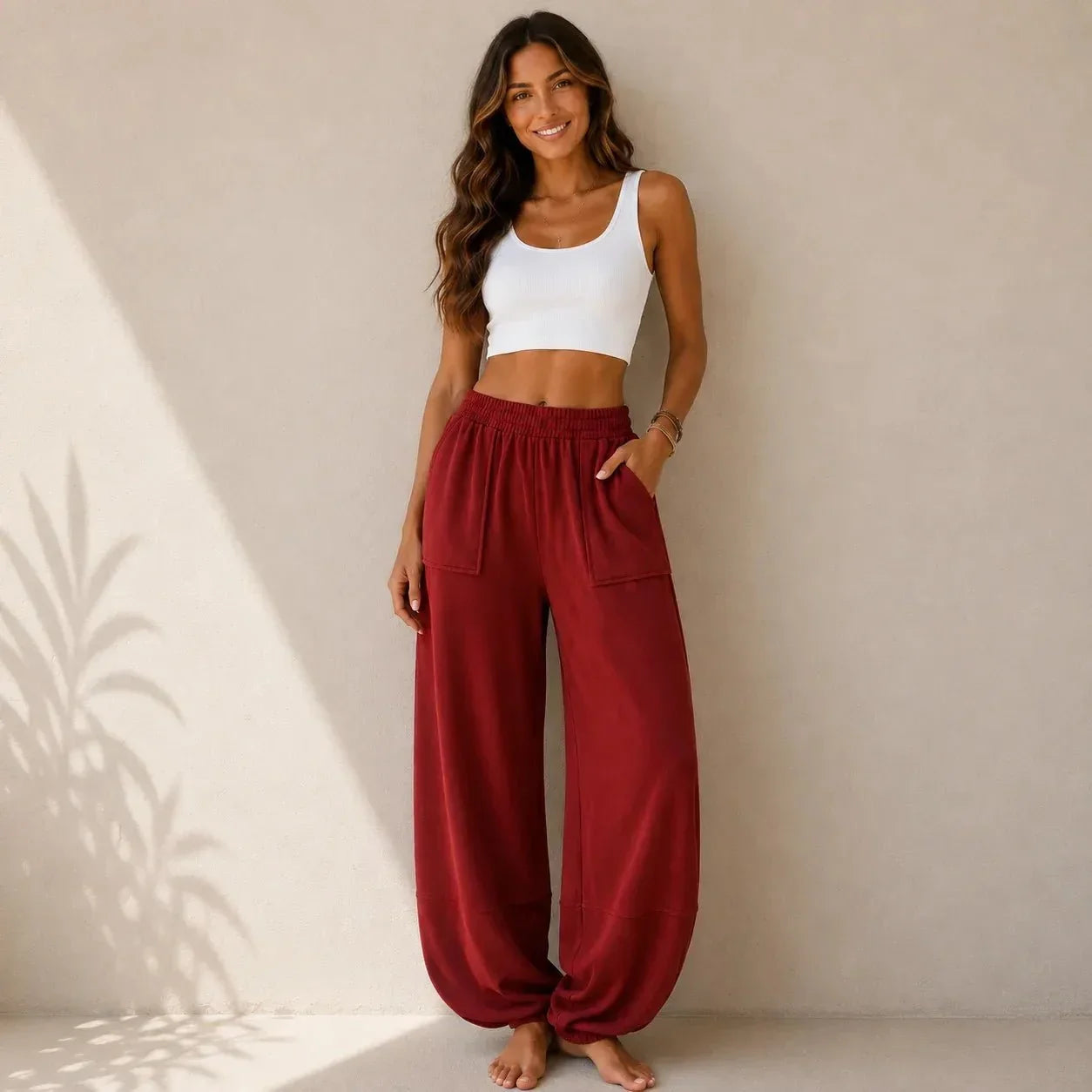 Relaxed Wide Leg Pants – Casual Comfort, Everyday Wear