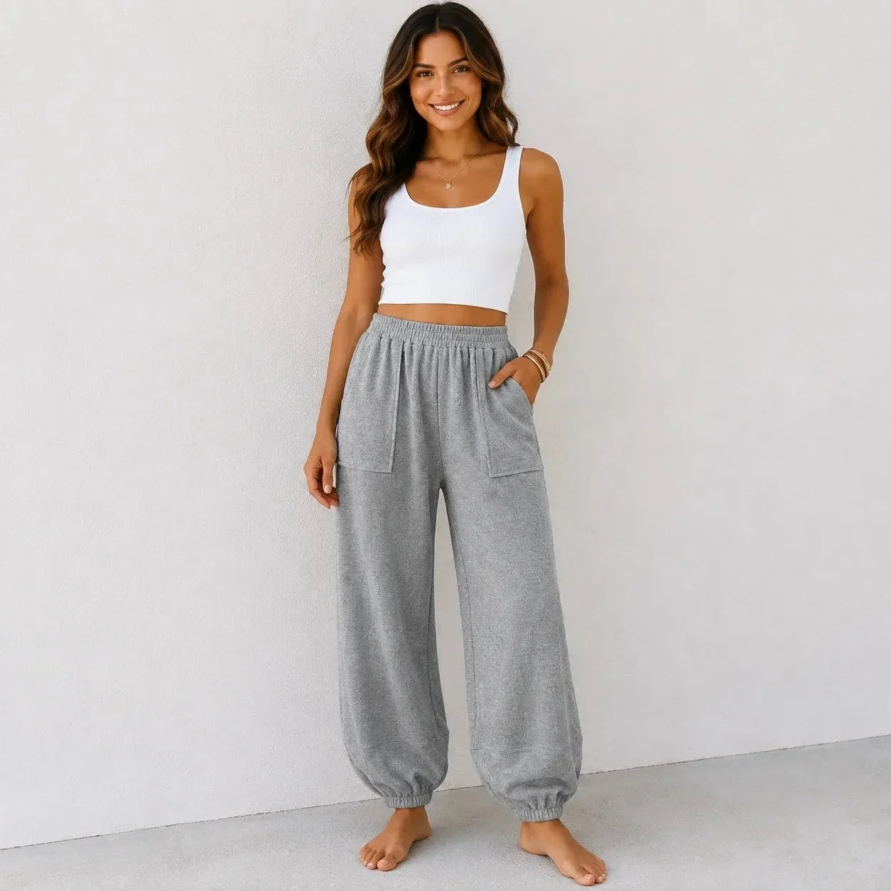 Relaxed Wide Leg Pants – Casual Comfort, Everyday Wear