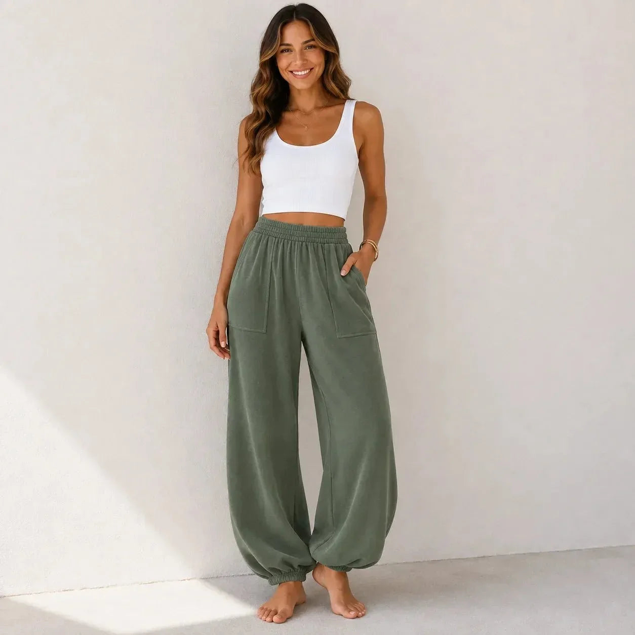 Relaxed Wide Leg Pants – Casual Comfort, Everyday Wear