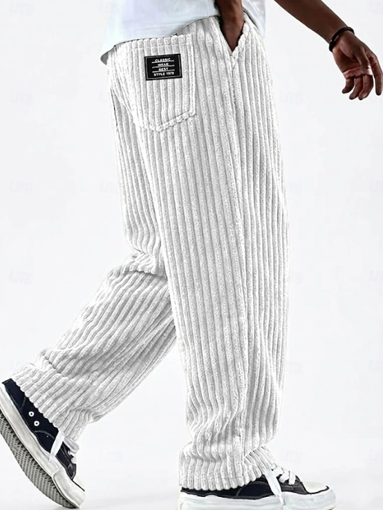 Classic Corduroy Everyday Pants for Men | Comfortable Casual Wear