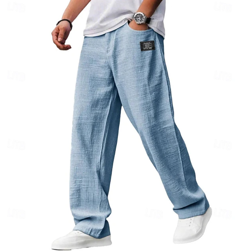 Casual Loose-Fit Everyday Pants for Comfort and Versatility in Soft Fabric