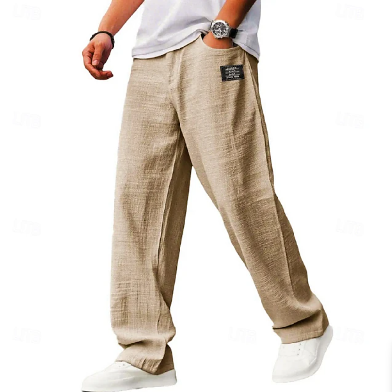 Casual Loose-Fit Everyday Pants for Comfort and Versatility in Soft Fabric