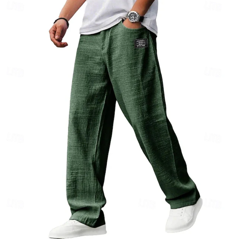 Casual Loose-Fit Everyday Pants for Comfort and Versatility in Soft Fabric