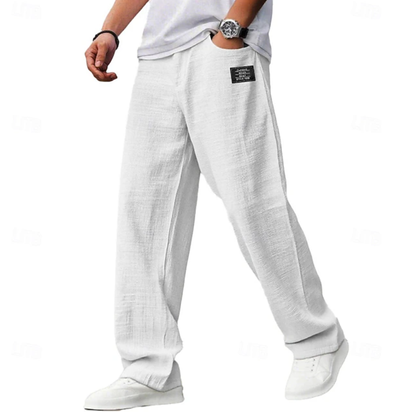 Casual Loose-Fit Everyday Pants for Comfort and Versatility in Soft Fabric