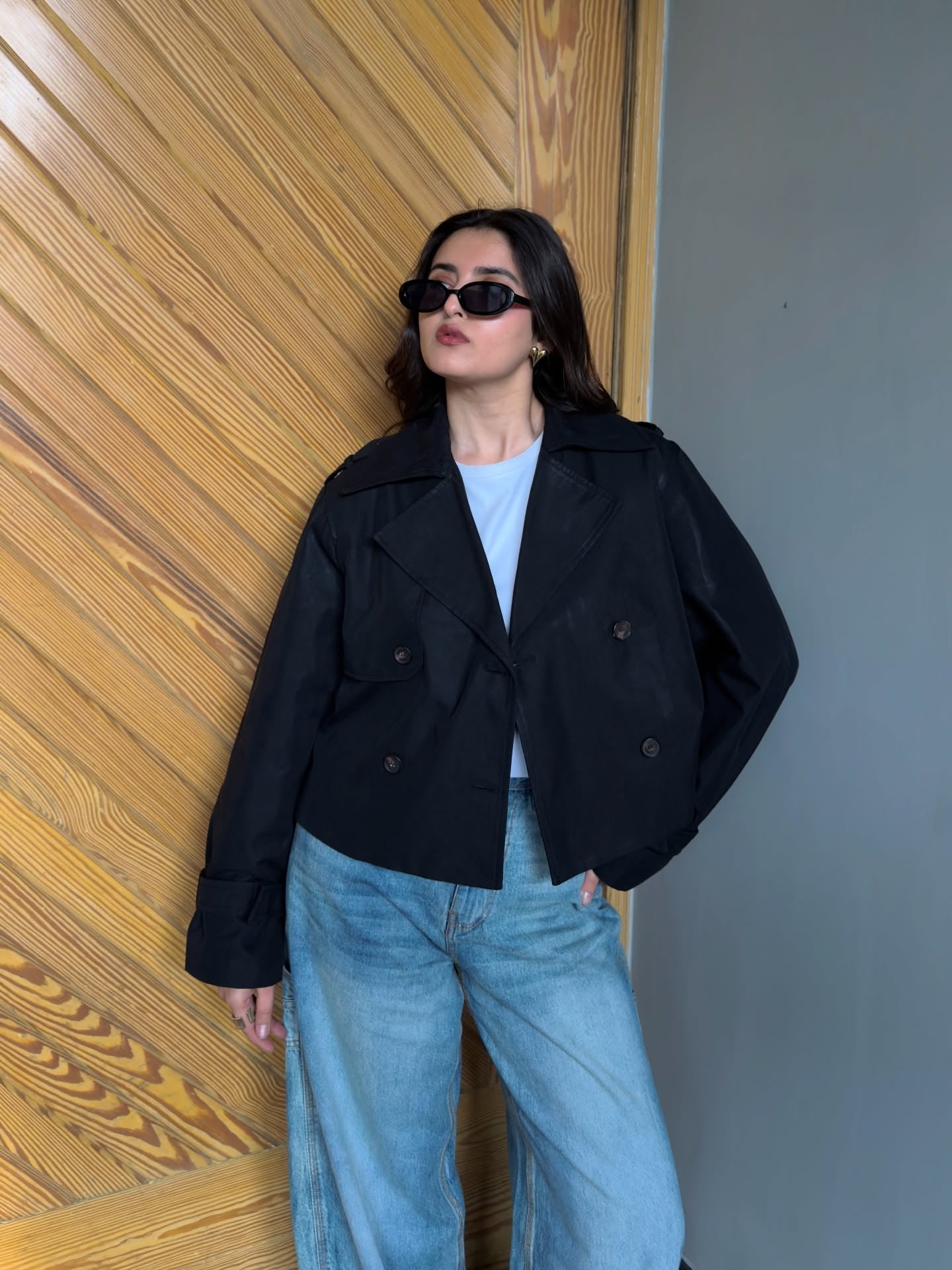 Short Trench Coat – Casual, Office Wear