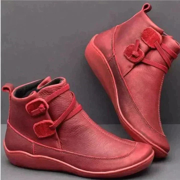 Comfort Support Ankle Boots for Women | Durable Material | Casual Style