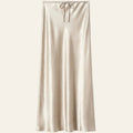 White Satin Skirt