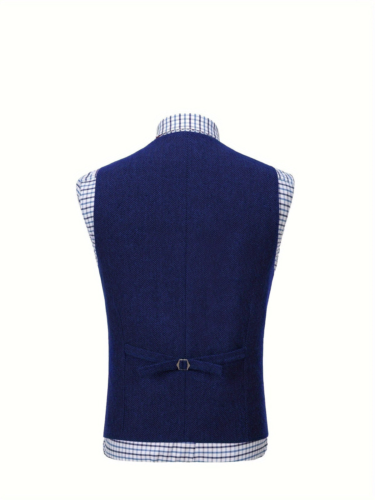 Herringbone Vest for Men | Heritage Style | Warm Wool Blend | Casual Wear