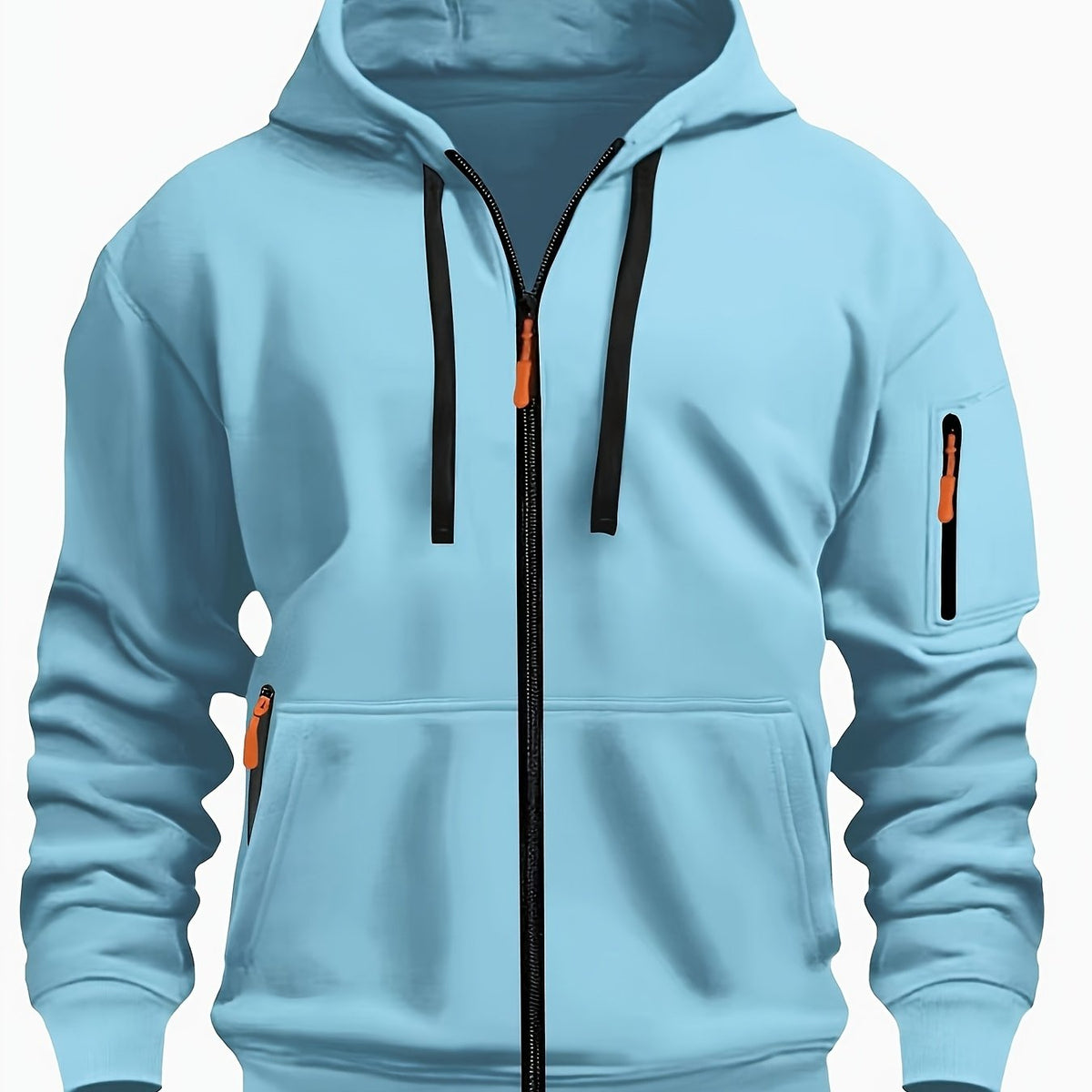Zip-Up Hoodie for Everyday Wear | Comfortable Cotton Blend | Casual Style