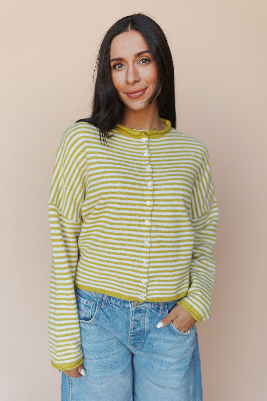 Cardigan Stripe Piper – Casual Wear, Everyday Style