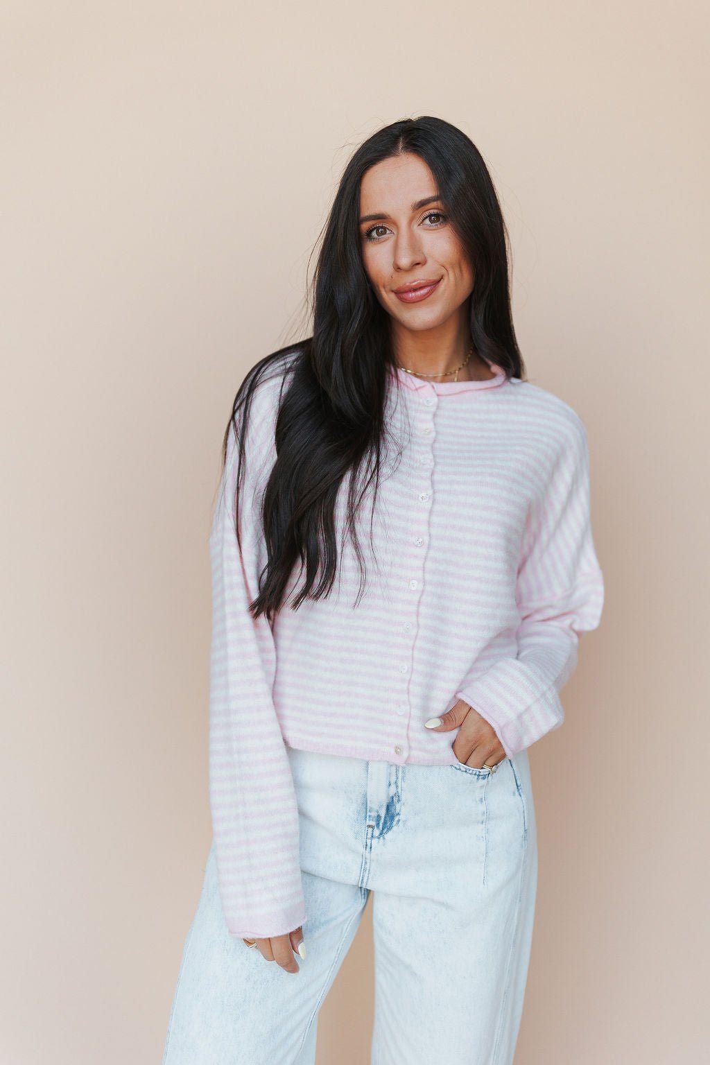 Cardigan Stripe Piper – Casual Wear, Everyday Style
