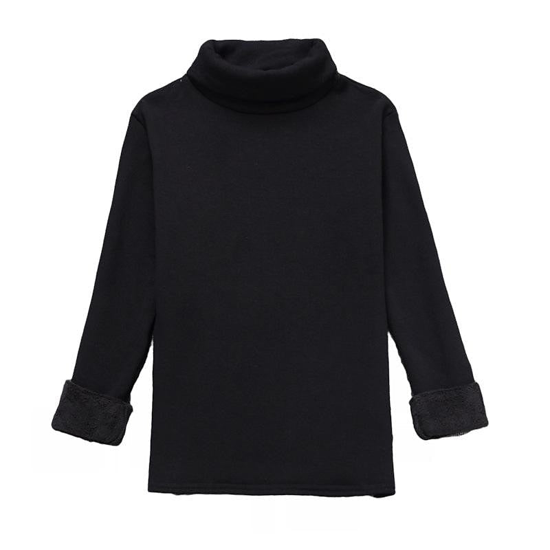 Cozy Turtleneck Top in Soft Fabric for Casual Wear and Layering - Satinni
