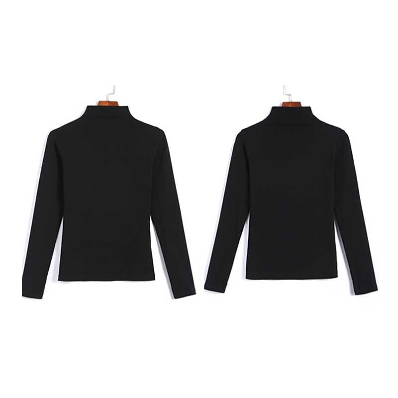 Cozy Turtleneck Top in Soft Fabric for Casual Wear and Layering - Satinni