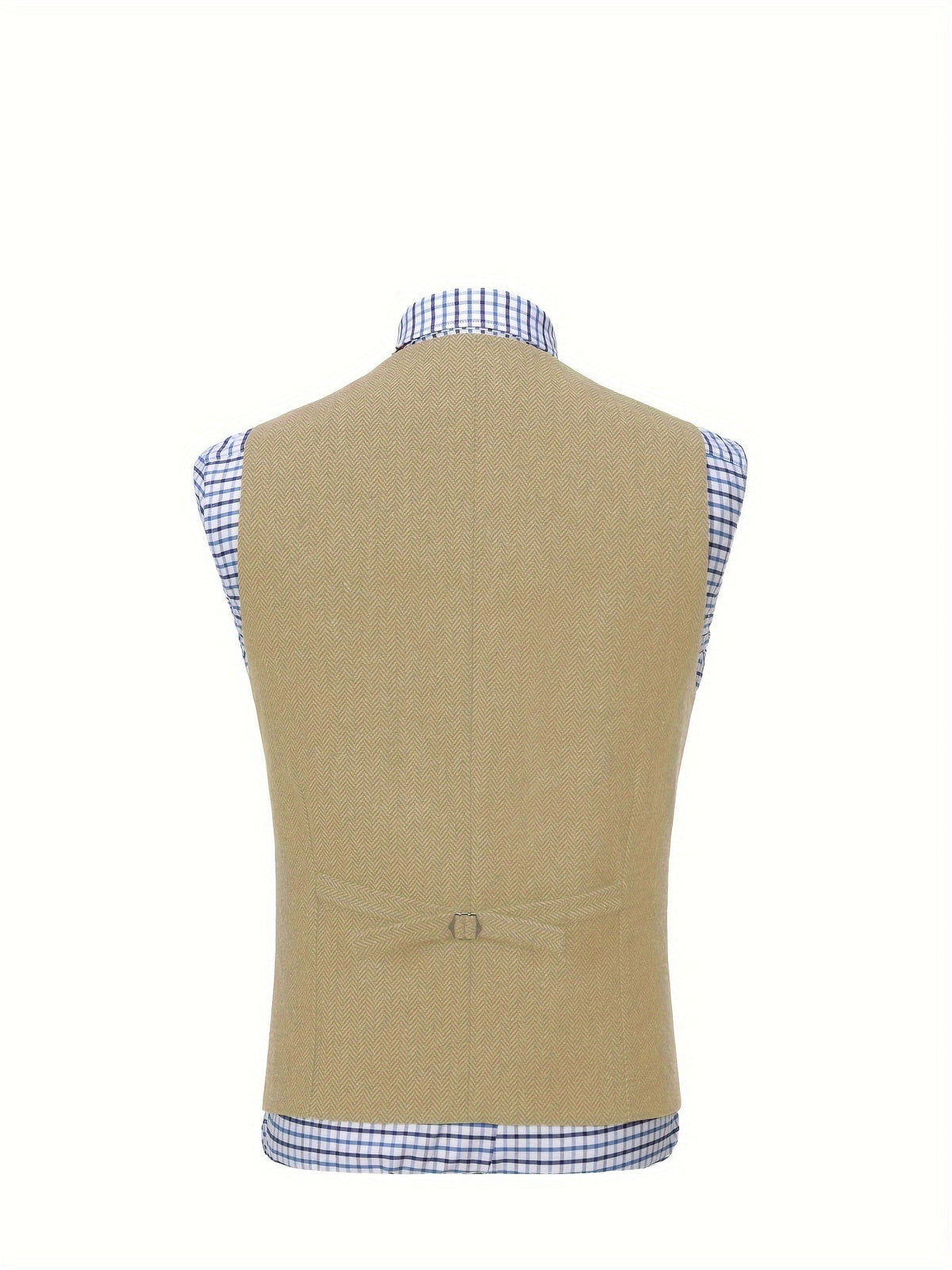 Herringbone Vest for Men | Heritage Style | Warm Wool Blend | Casual Wear