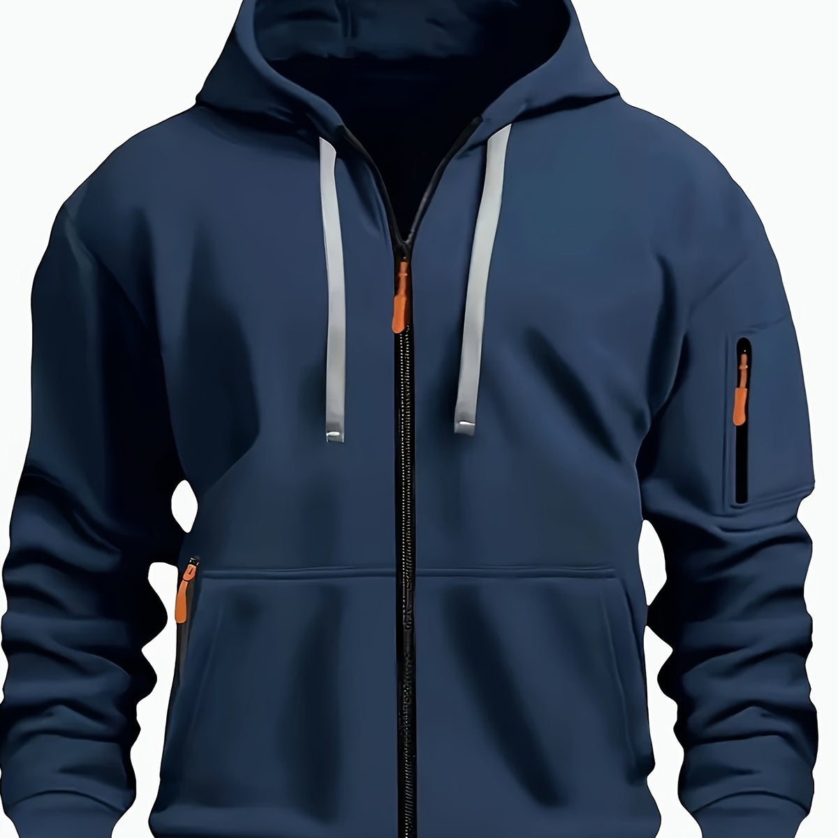 Zip-Up Hoodie for Everyday Wear | Comfortable Cotton Blend | Casual Style