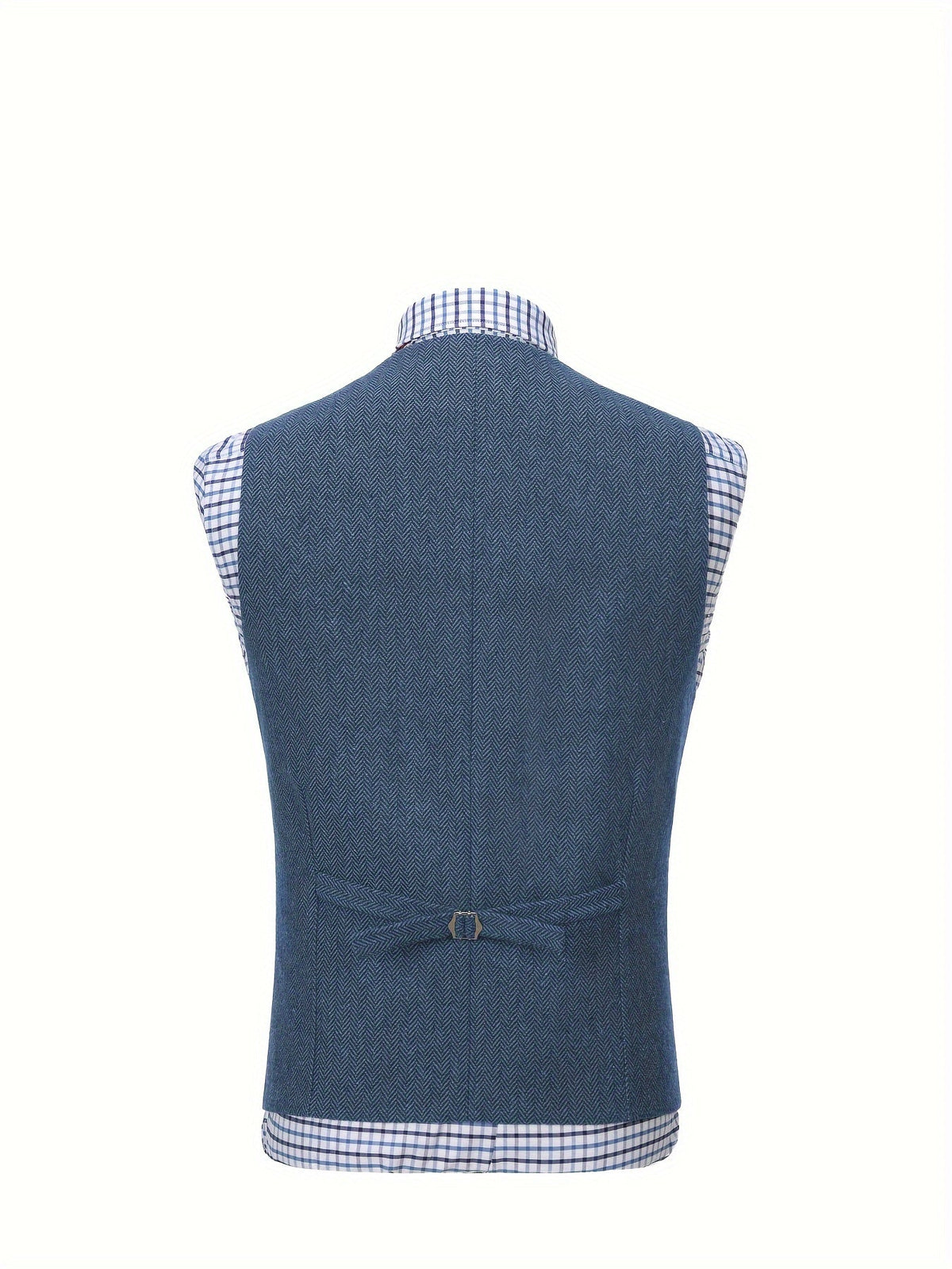Herringbone Vest for Men | Heritage Style | Warm Wool Blend | Casual Wear