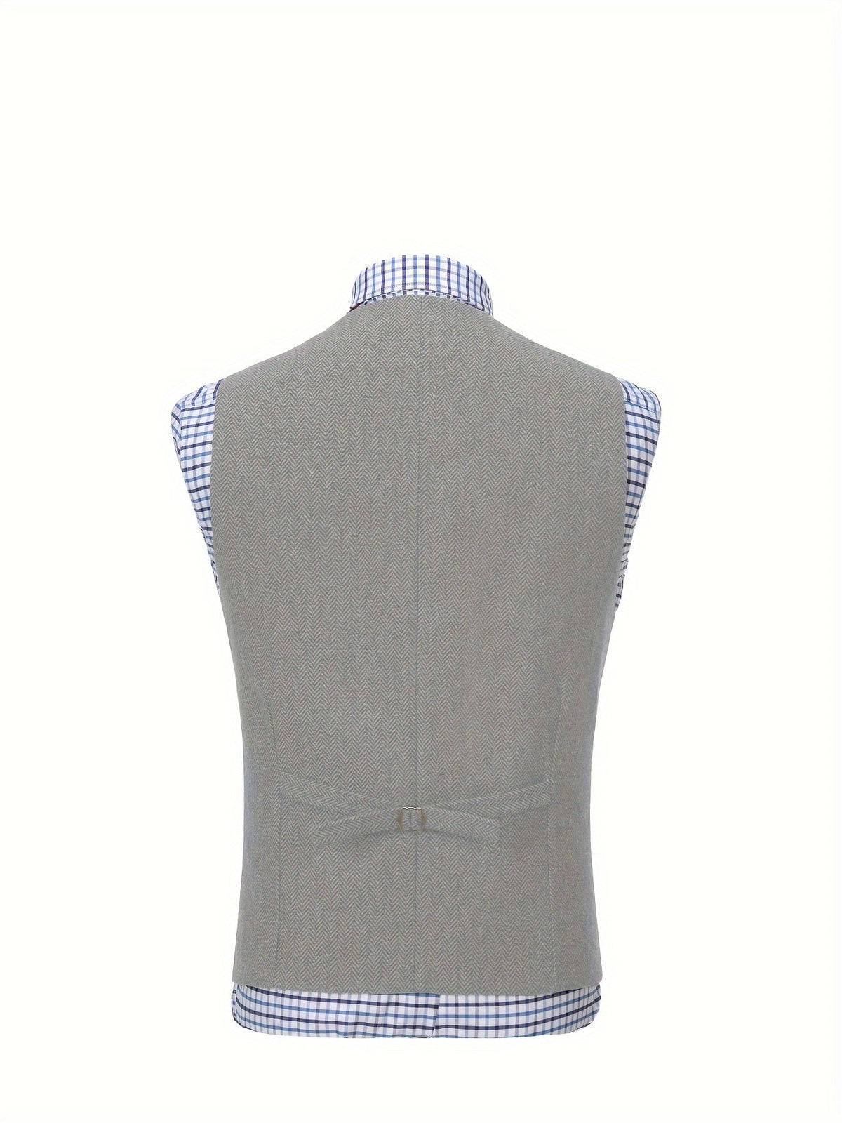 Herringbone Vest for Men | Heritage Style | Warm Wool Blend | Casual Wear