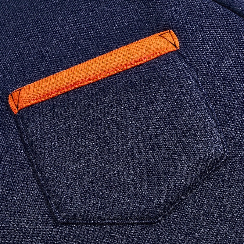 Quarter-Zip Color Block Pullover for Men | Soft Fabric | Casual Wear