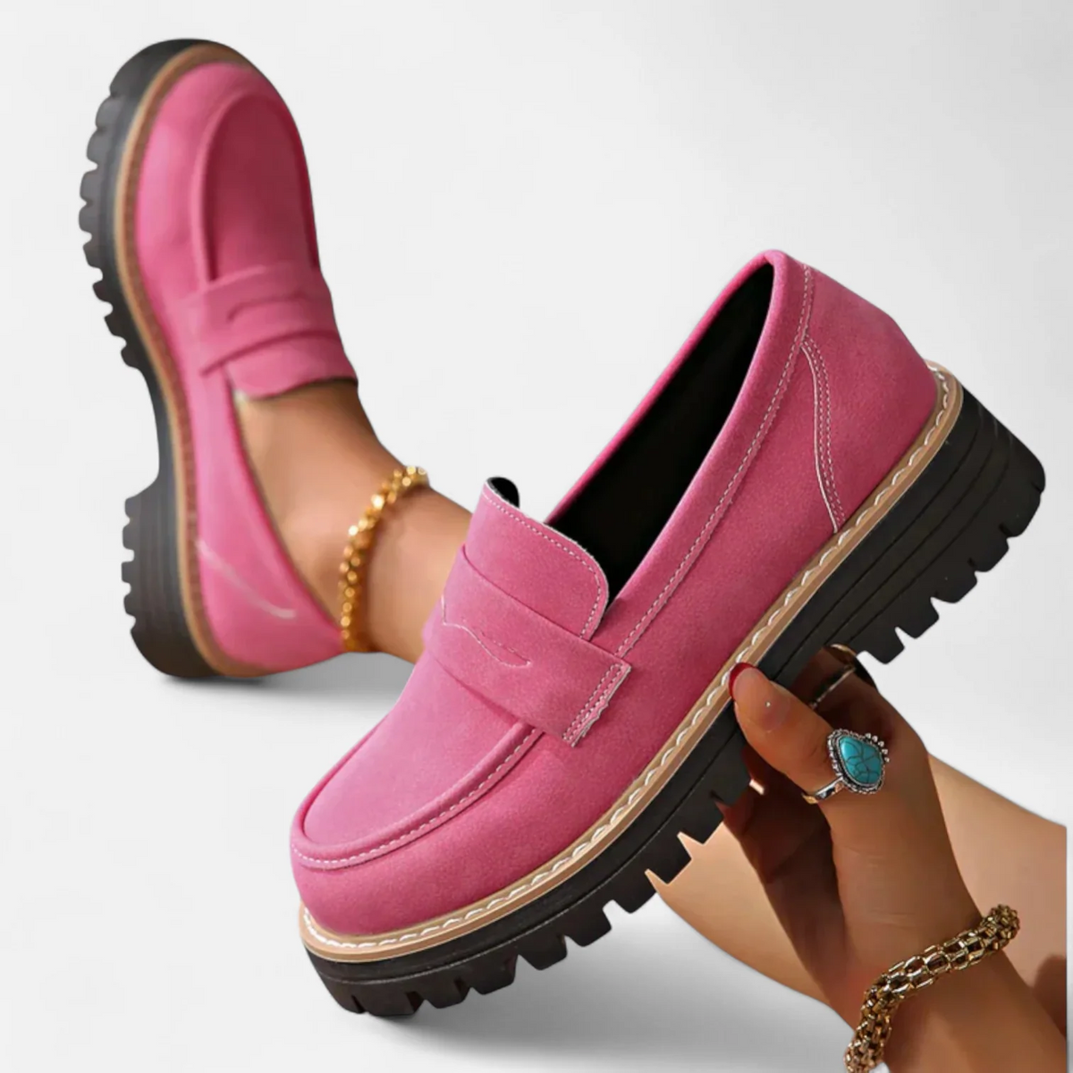 Orthopedic Heeled Loafers for Comfort | Premium Quality | Women's Footwear