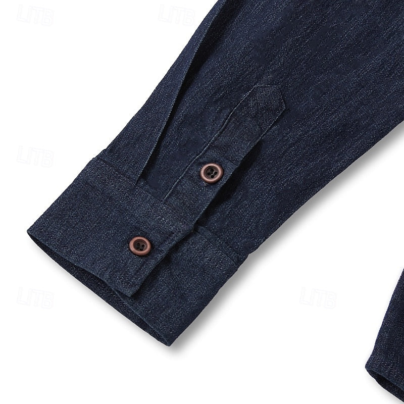 Rugged Button-Up Shirt for Outdoor Adventures - Durable Cotton Blend Fabric