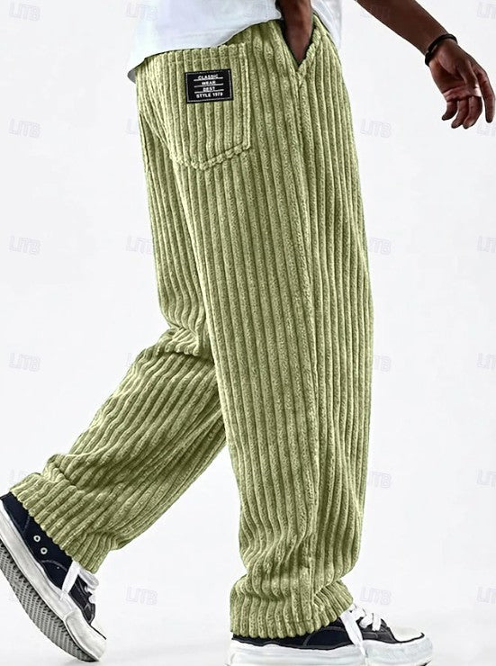 Classic Corduroy Everyday Pants for Men | Comfortable Casual Wear