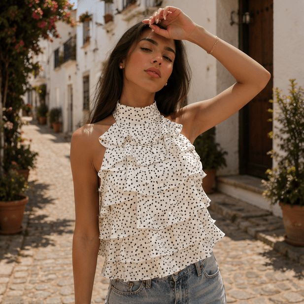 Lightweight Cotton Boho Blouse for Casual Wear and Everyday Style - Satinni