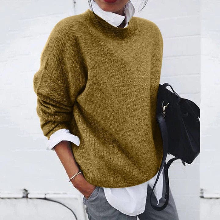 Loose Fit Cashmere Sweater for Women - Soft, Comfortable Knitwear for Everyday Wear - Satinni