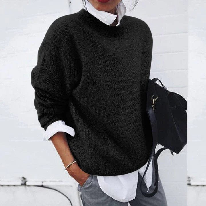 Loose Fit Cashmere Sweater for Women - Soft, Comfortable Knitwear for Everyday Wear - Satinni