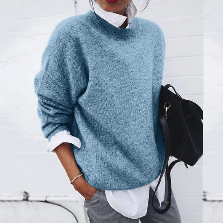 Loose Fit Cashmere Sweater for Women - Soft, Comfortable Knitwear for Everyday Wear - Satinni
