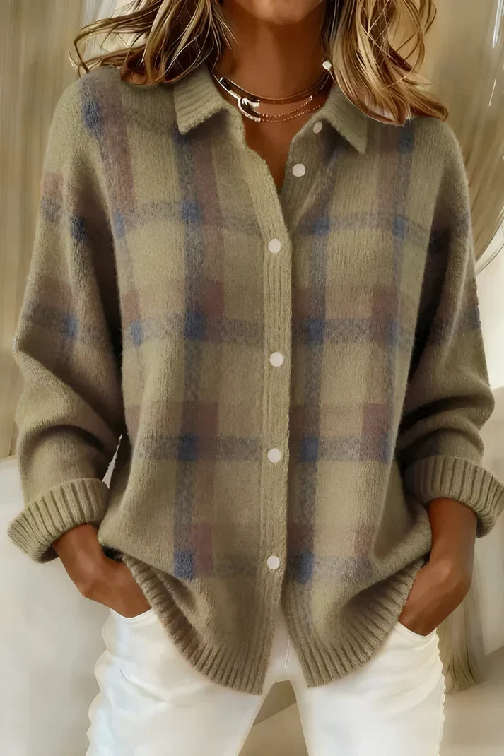 Elegant Cozy Cardigan in Soft Knit for Casual Wear and Layering