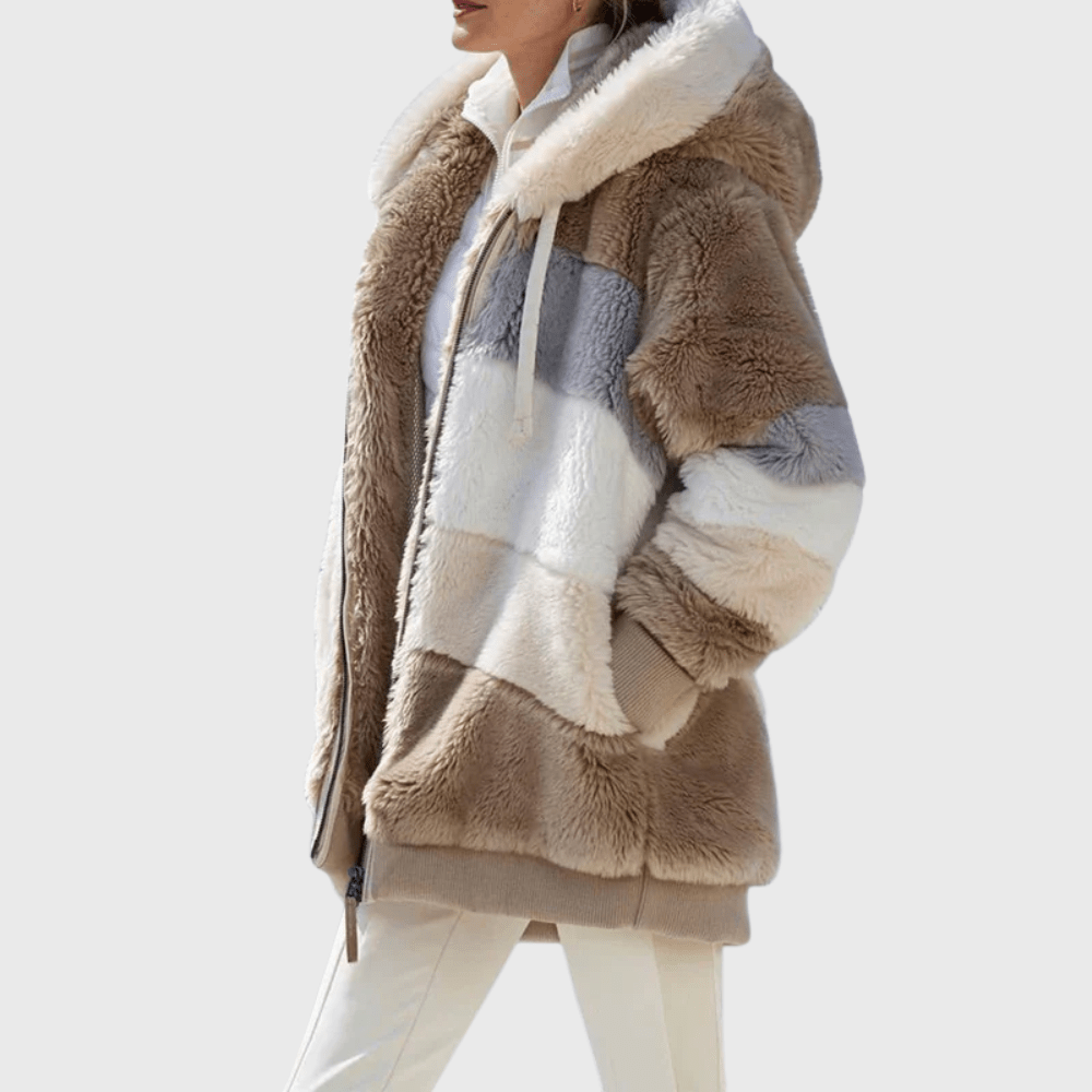 Multicolor Warm Puffer Jacket | Elegant Design for Cold Weather Wear - Satinni