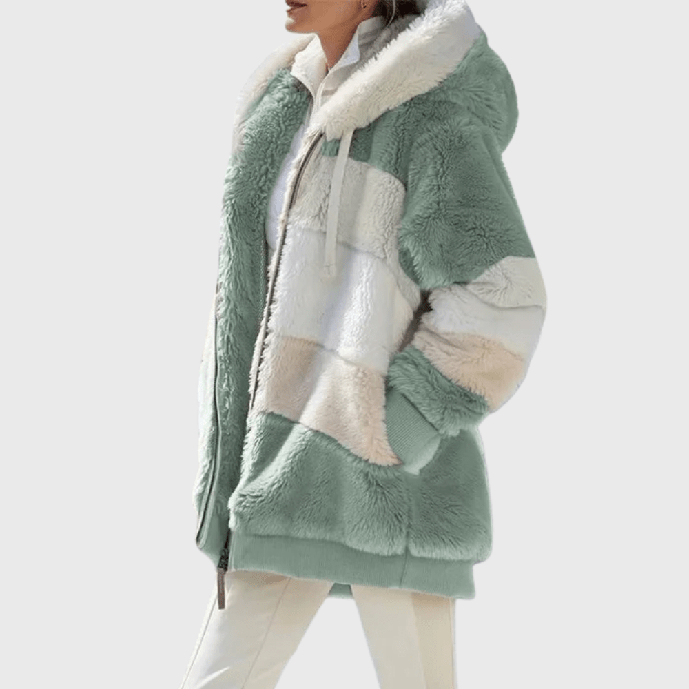 Multicolor Warm Puffer Jacket | Elegant Design for Cold Weather Wear - Satinni